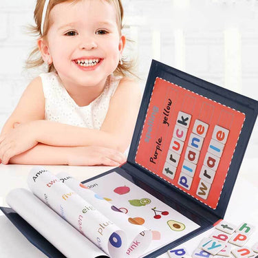 MagicWords | Aprender jugando - Libro magnético de escritura y ortografía para niños